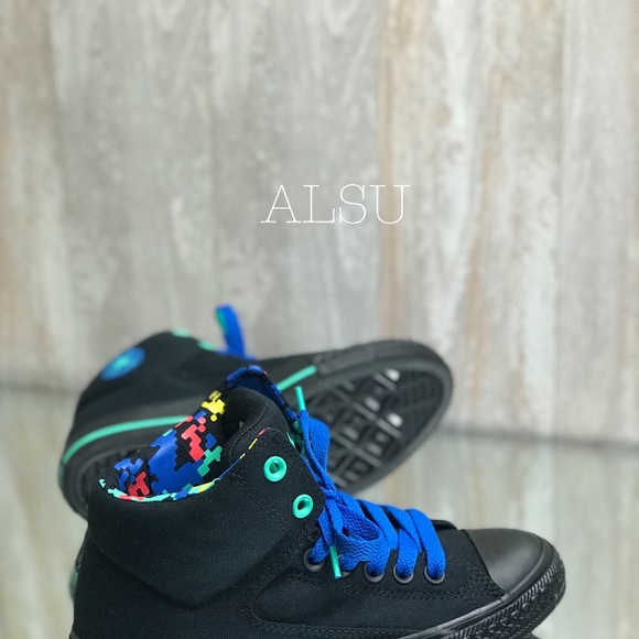 Converse Ctas High Street Black Solar Kid’s - Picture 6 of 8